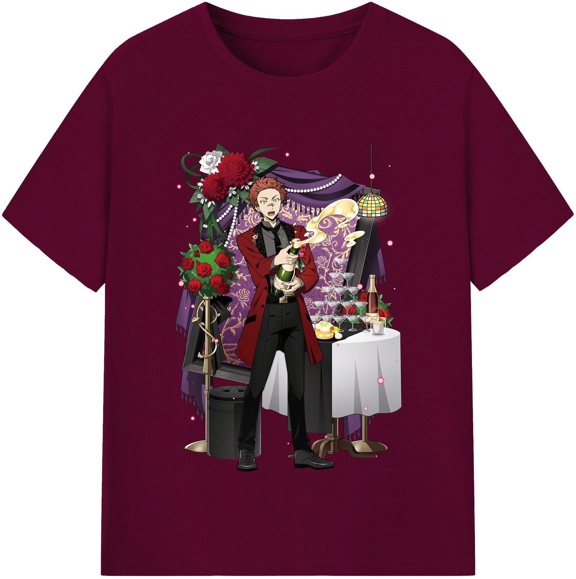 （画像用） 文豪ストレイドッグス Bungo Stray Dogs レディースカジュアルプリントTシャツ（綿100％）